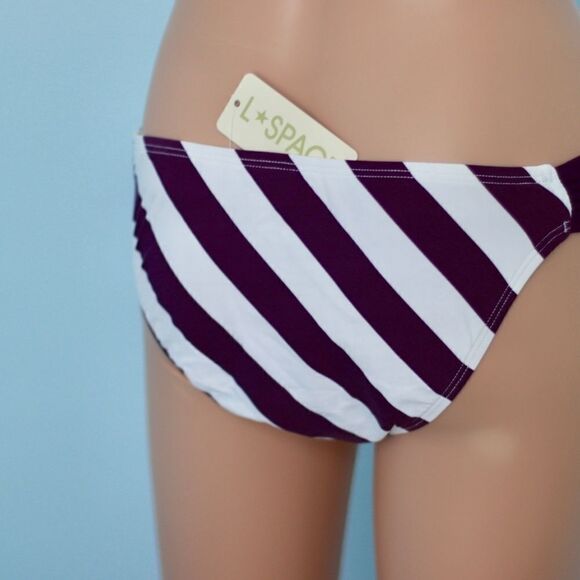 lspace purple and white Bikini Bottom - Picture 4 of 8